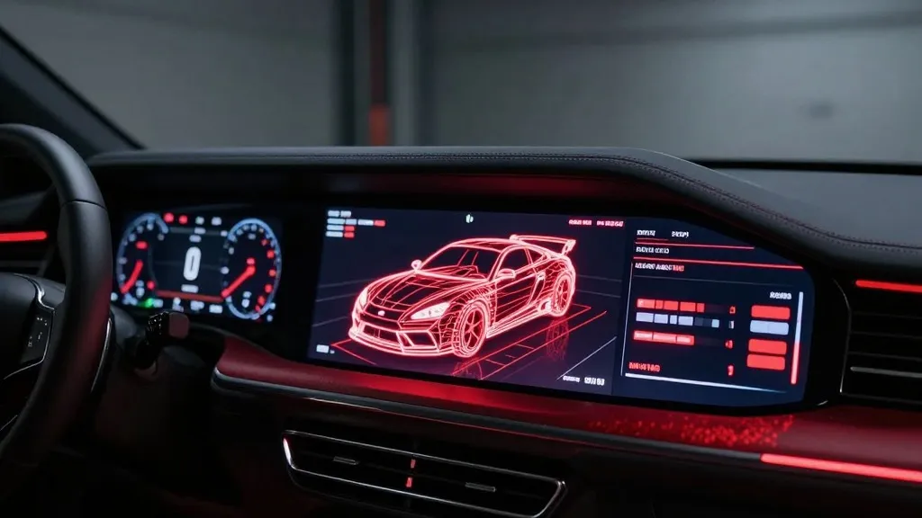 Illustration for: New footage reveals the high-tech cockpit of the Tesla Roadster