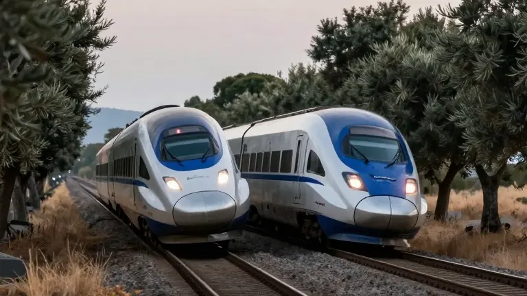 Illustration for: Spain faces election with two deadly train crashes